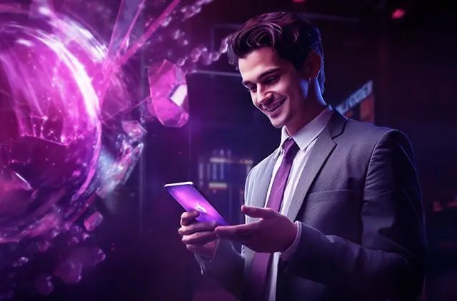 Người dùng đặt cược bóng đá và cầu lông trực tuyến trên điện thoại qua baccarat
